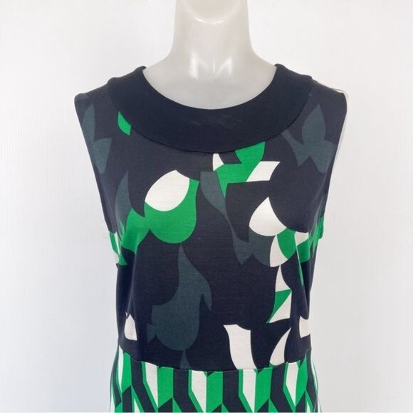 Diane Von Furstenberg Silk Mid Length Sheath Dress 12 - Picture 2 of 6